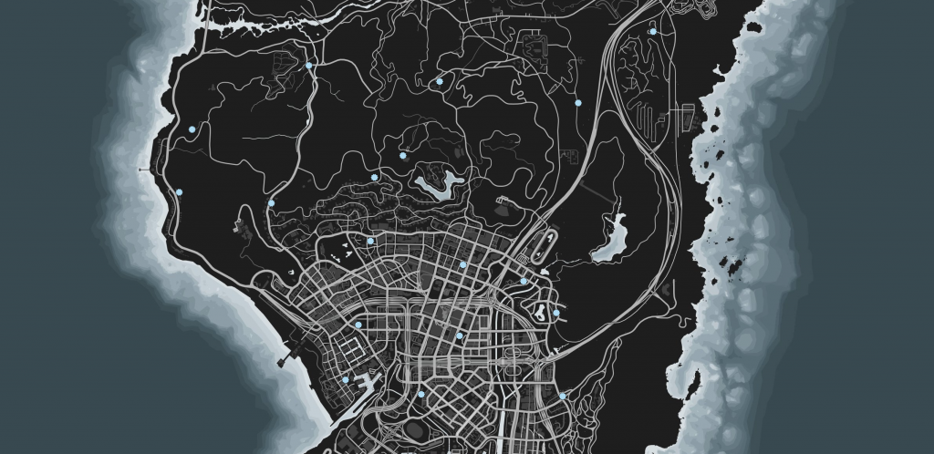 GTA Online Snowmen Locations Map 1