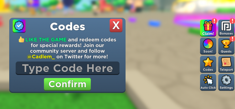 How to use codes in Fat Simulator