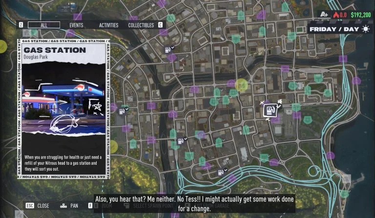 Need for Speed Unbound Gas Station Locations