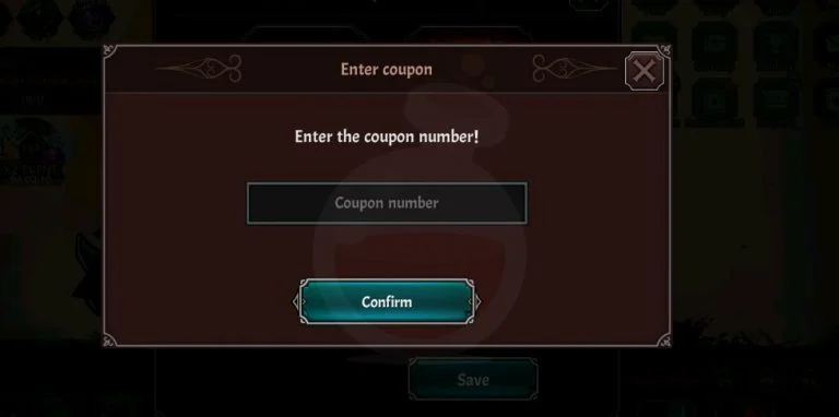 How to redeem coupon number codes in Idle Berserker