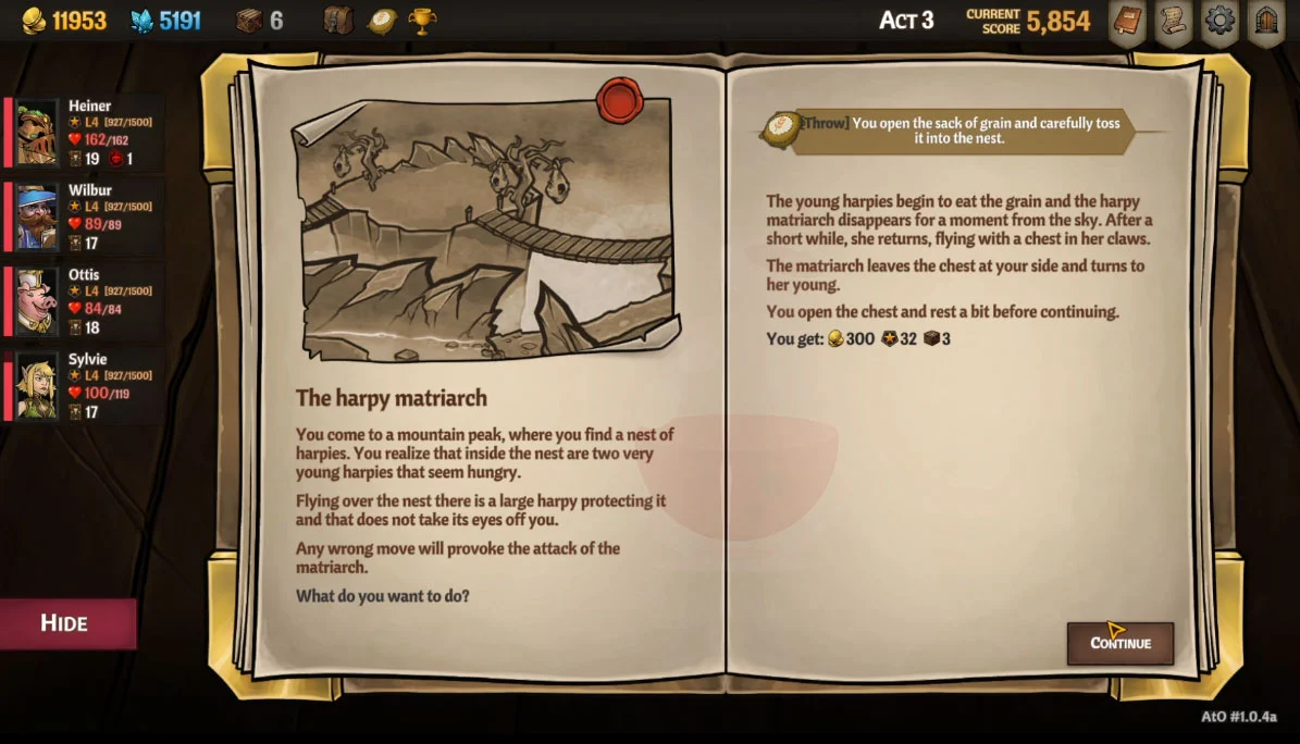 Across the Obelisk Harpy's Nest Grain Sack
