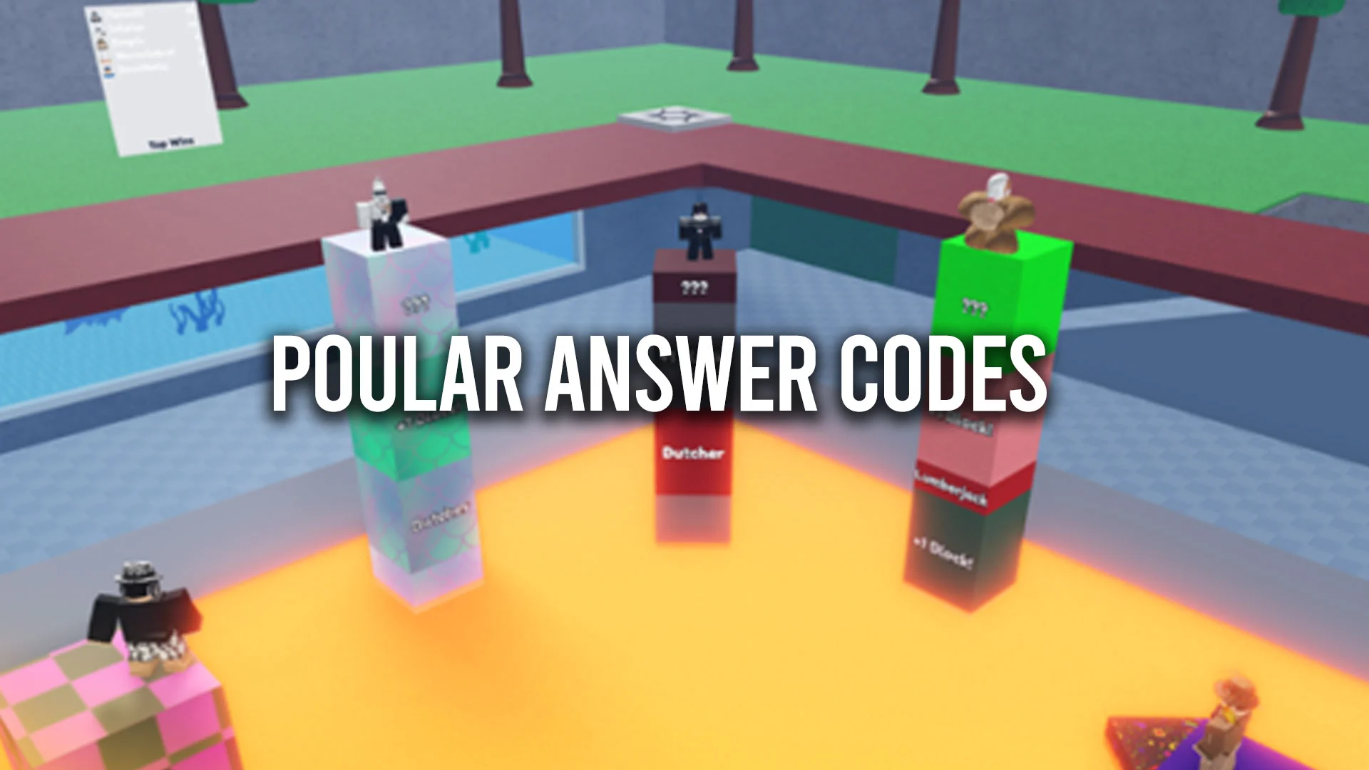 Roblox Popular Answer Codes April 2024 Gamer Digest