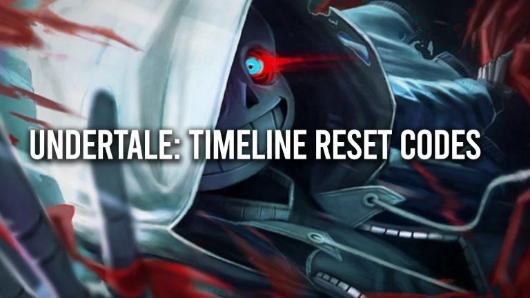 Roblox Undertale: Timeline Reset Codes