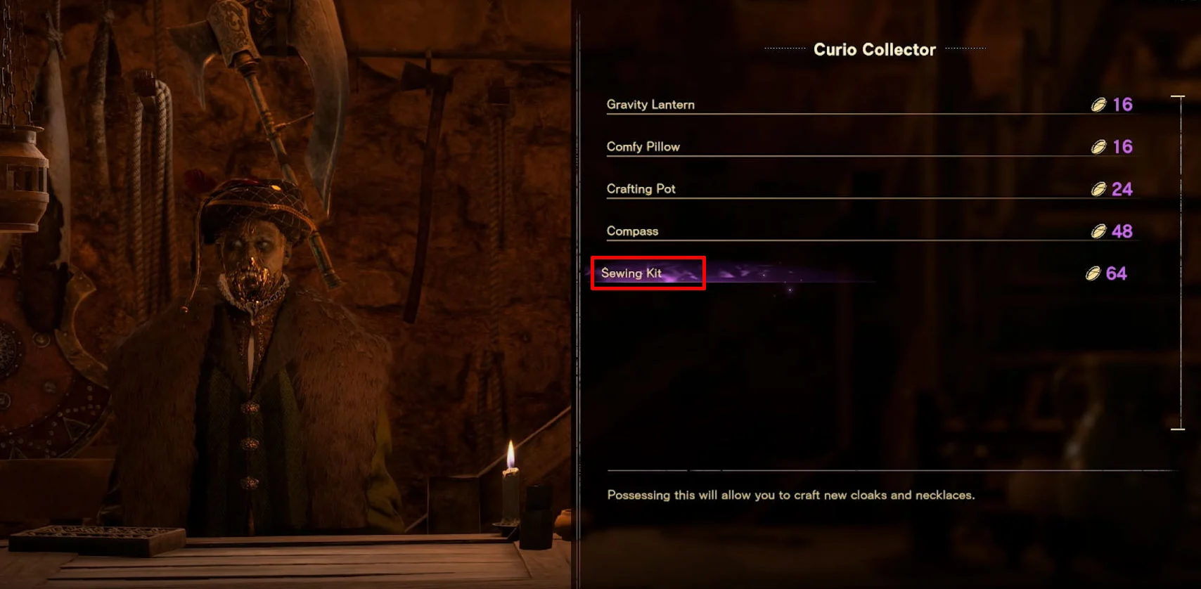 Curio Collector in Forspoken