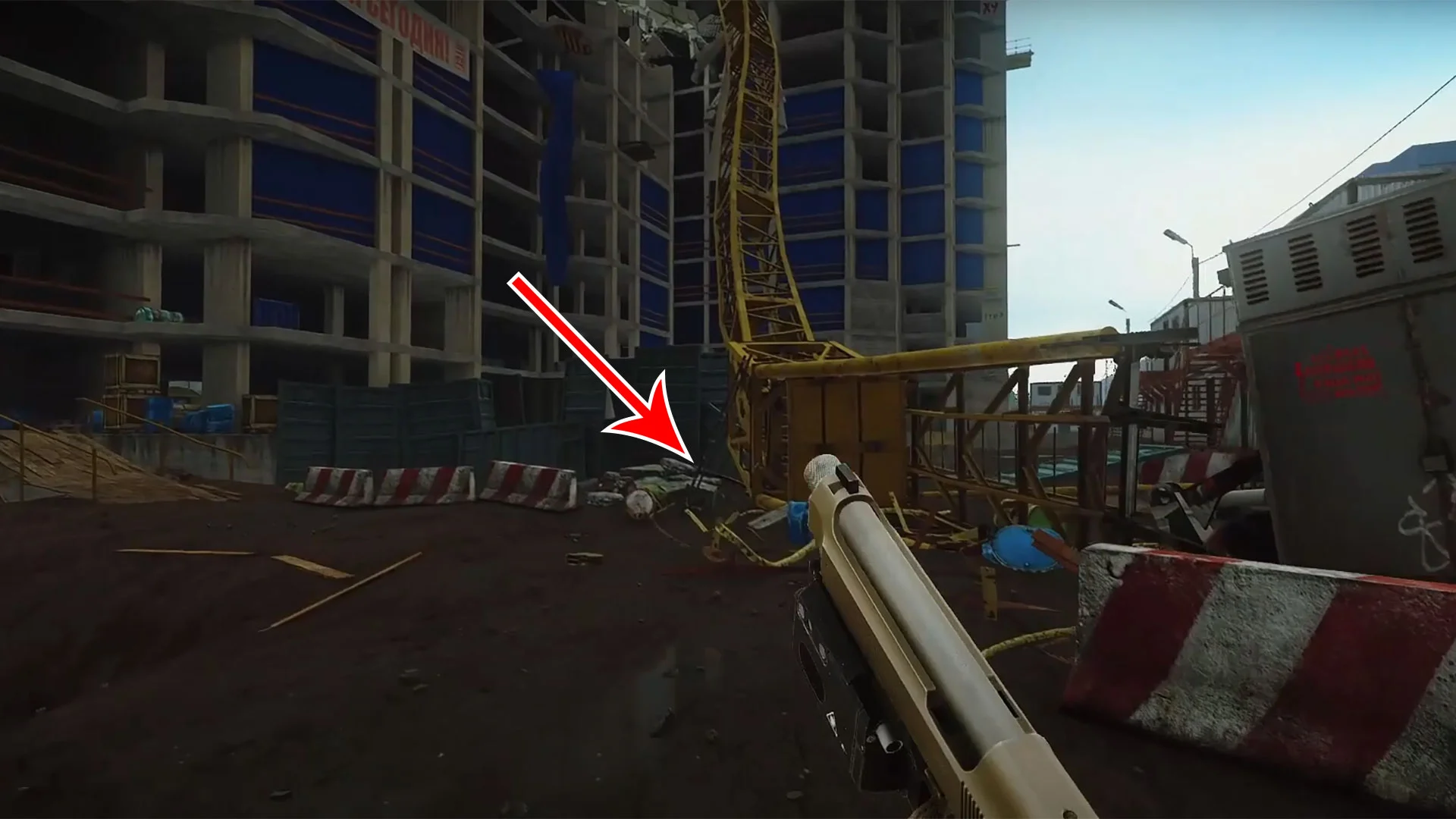 Streets of Tarkov Collapsed Crane extract