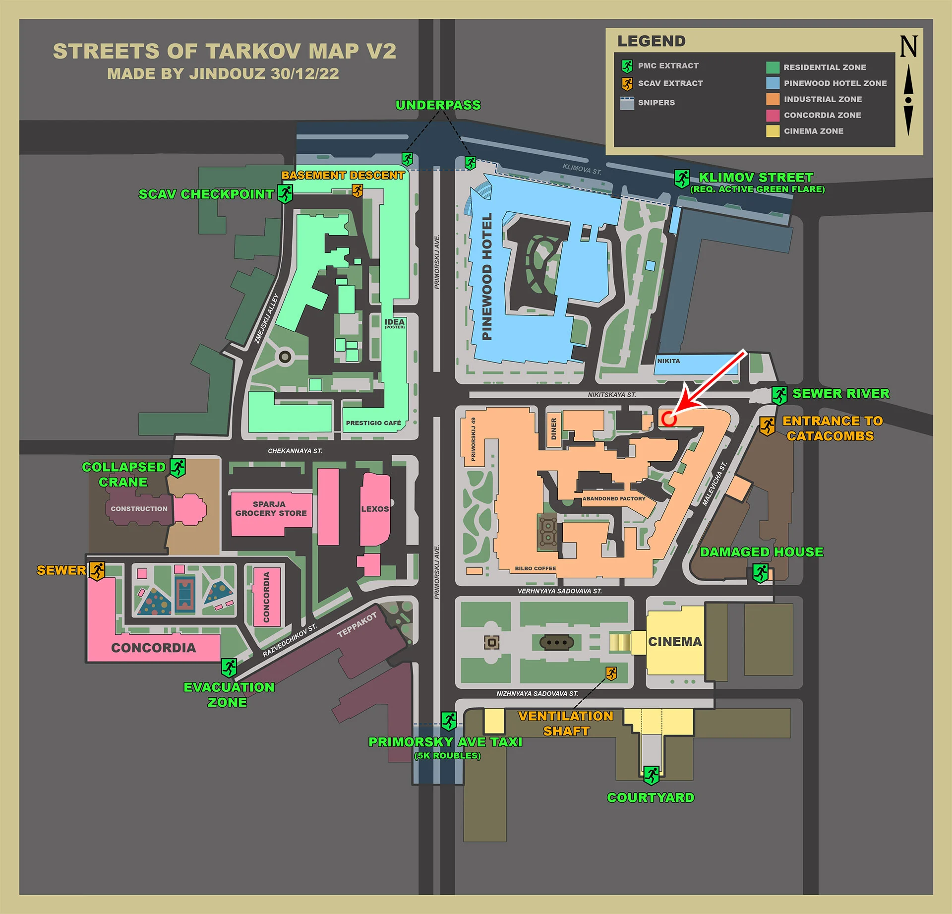 Streets Of Tarkov Financial Institution Map 