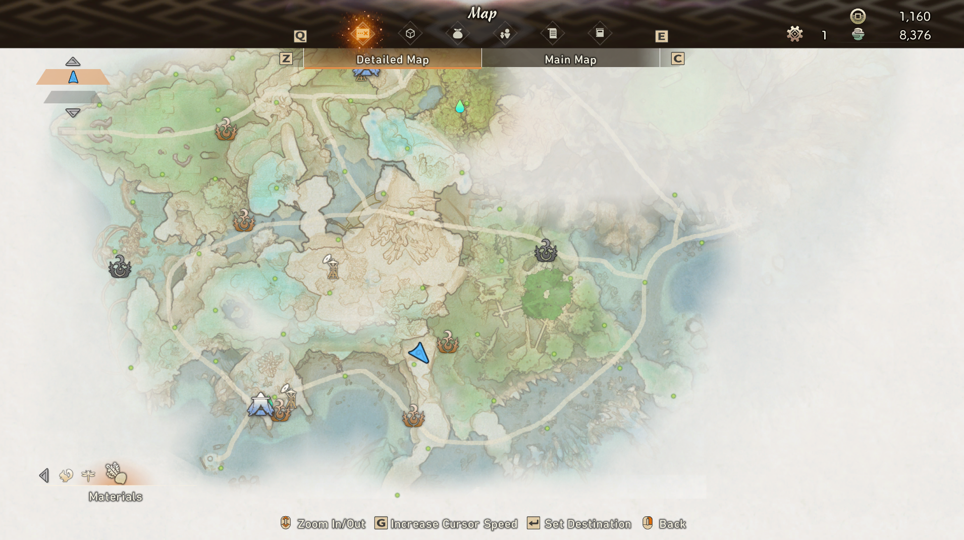 Blue Columnar Ore Node #2 in Wild Hearts