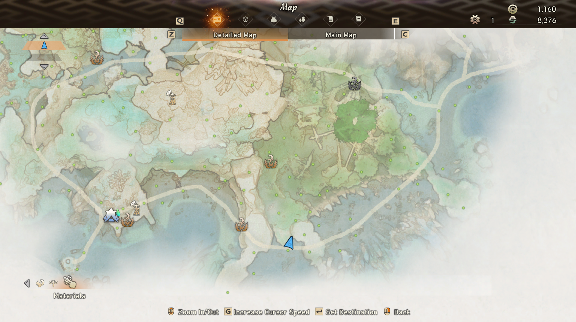 Blue Columnar Ore Node #1 in Wild Hearts