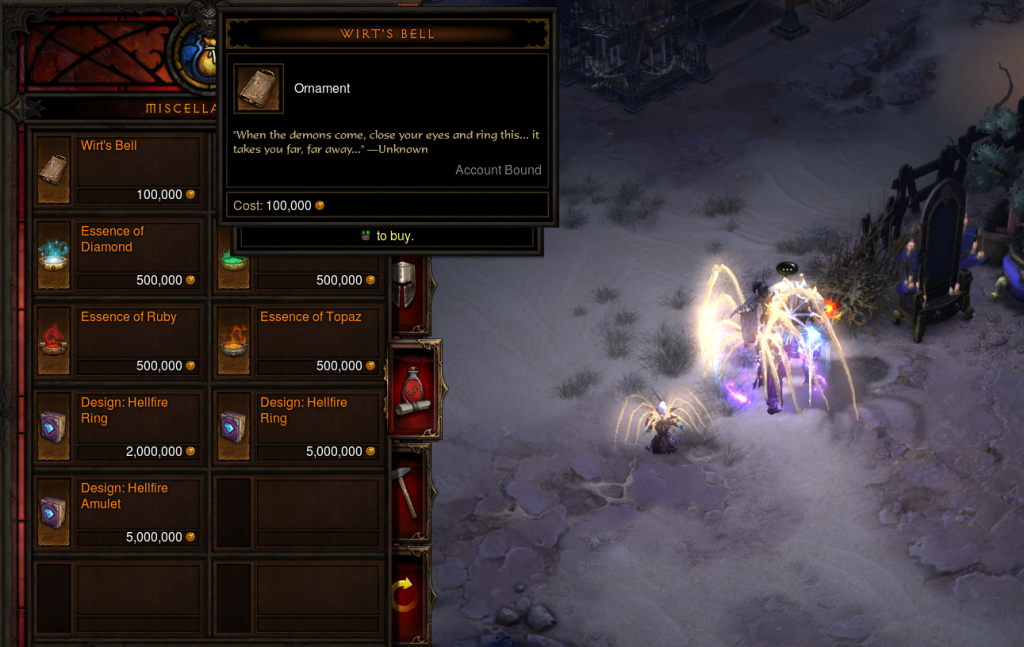 Diablo 3 How To Get The Staff Of Herding And Required Materials   Diablo 3 Wirts Bell 1024x647 