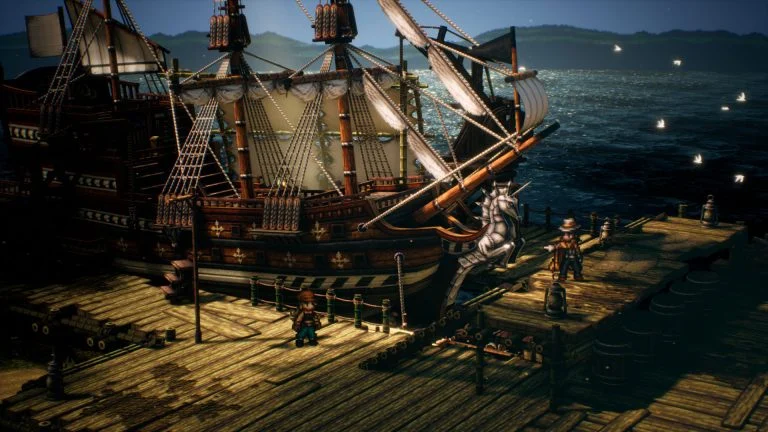 Octopath Traveler II Boat