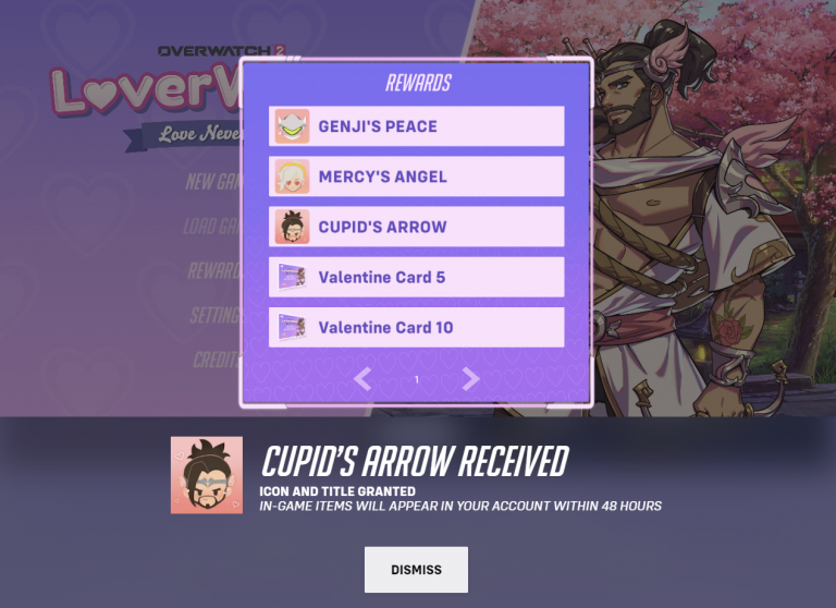 Overwatch 2: How to Get Rewards in Loverwatch