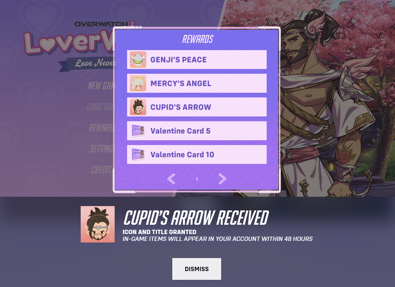 Overwatch 2: How to Get Rewards in Loverwatch