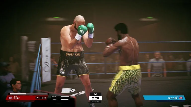 Tyson Fury Joe Frazier Undisputed Screenshot