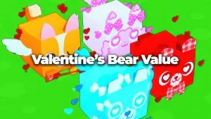 Valentine’s Bear Value in Pet Simulator X