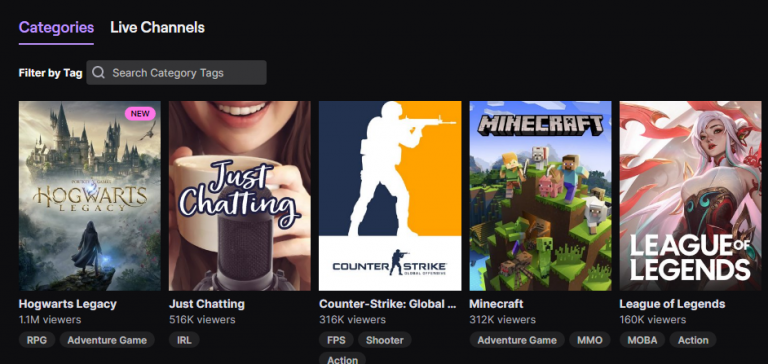 Twitch Category