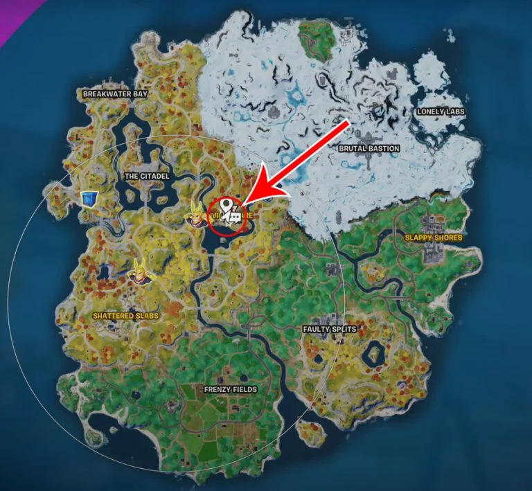 Fortnite Cipher 1 of 3 Map Location