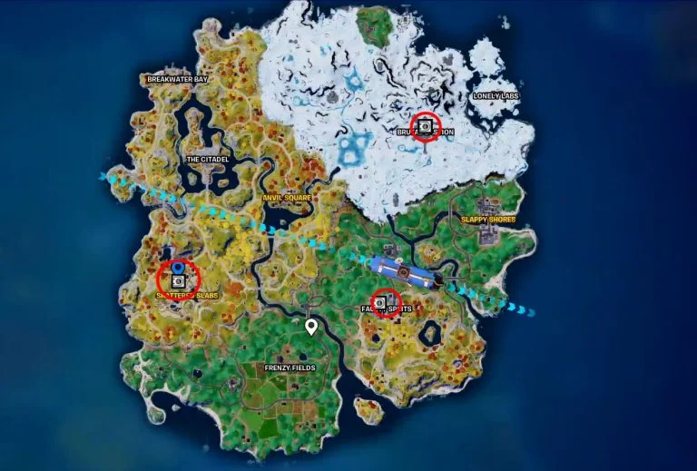 Fortnite Cold Blooded Boss Vault Locations