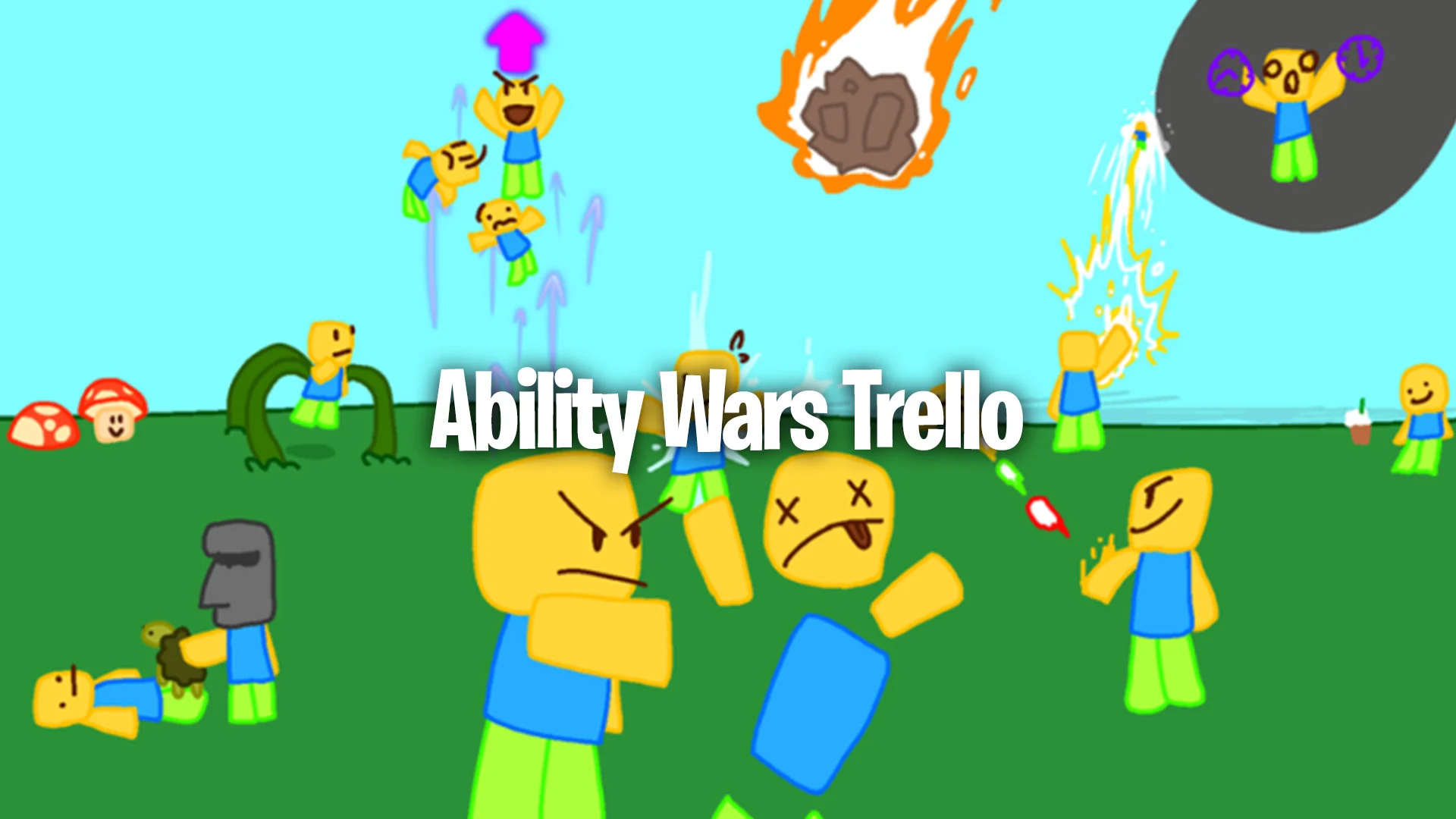 Ability wars. Абилити ВАРС. Гриб ability Wars Roblox. Ability Wars Roblox.