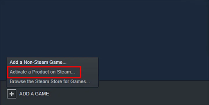 Activate Product on Steam