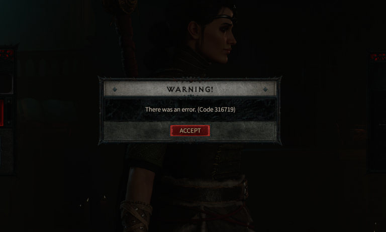 Diablo 4: What is Error Code 316719?