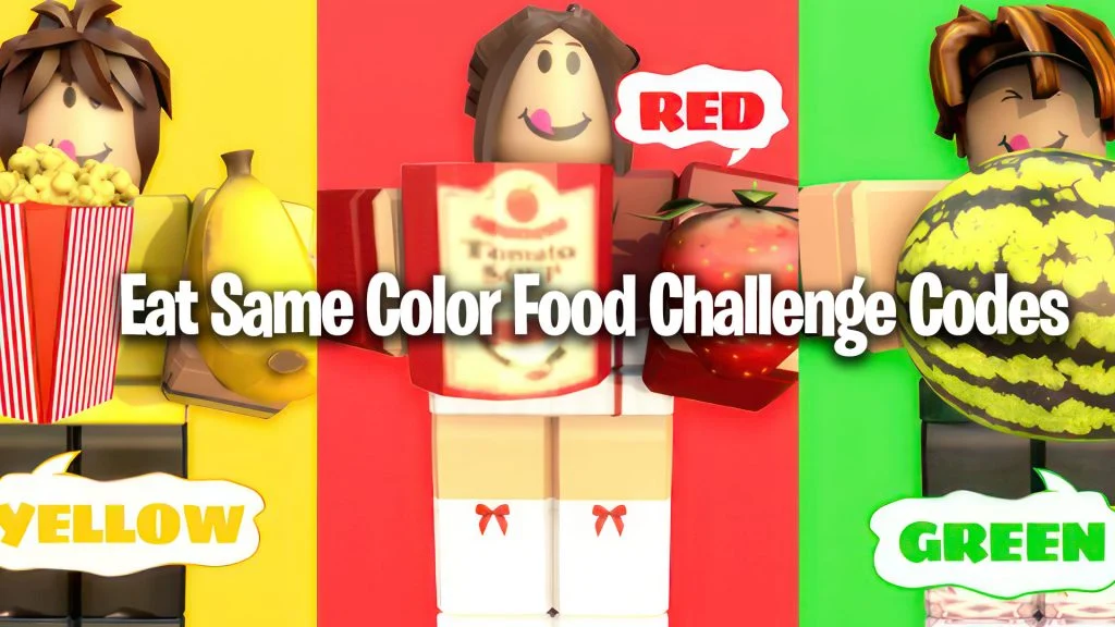 Eat Same Color Food Challenge Codes (April 2024)