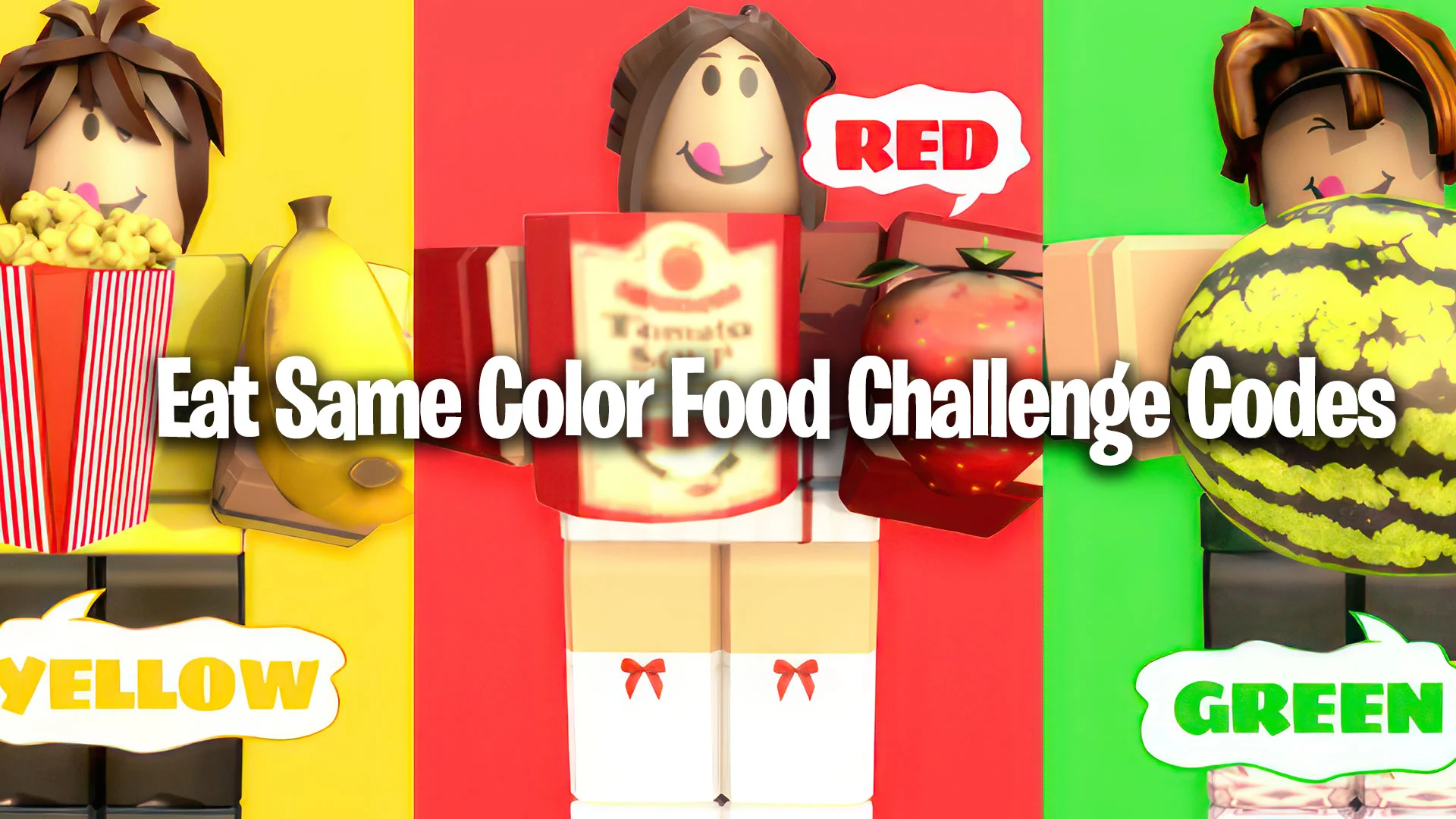 Eat Same Color Food Challenge Codes (April 2024) Gamer Digest