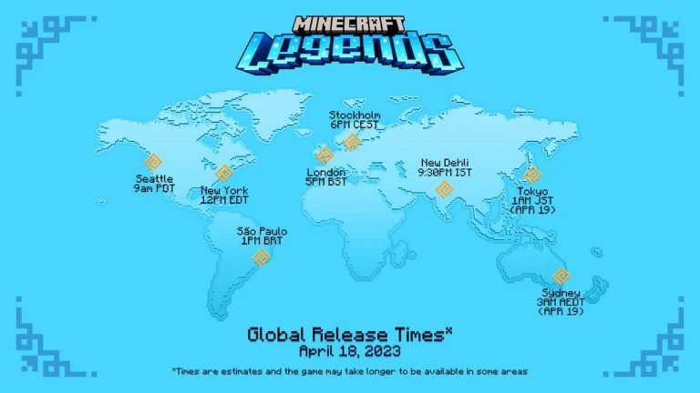 Minecraft Legends Release Time