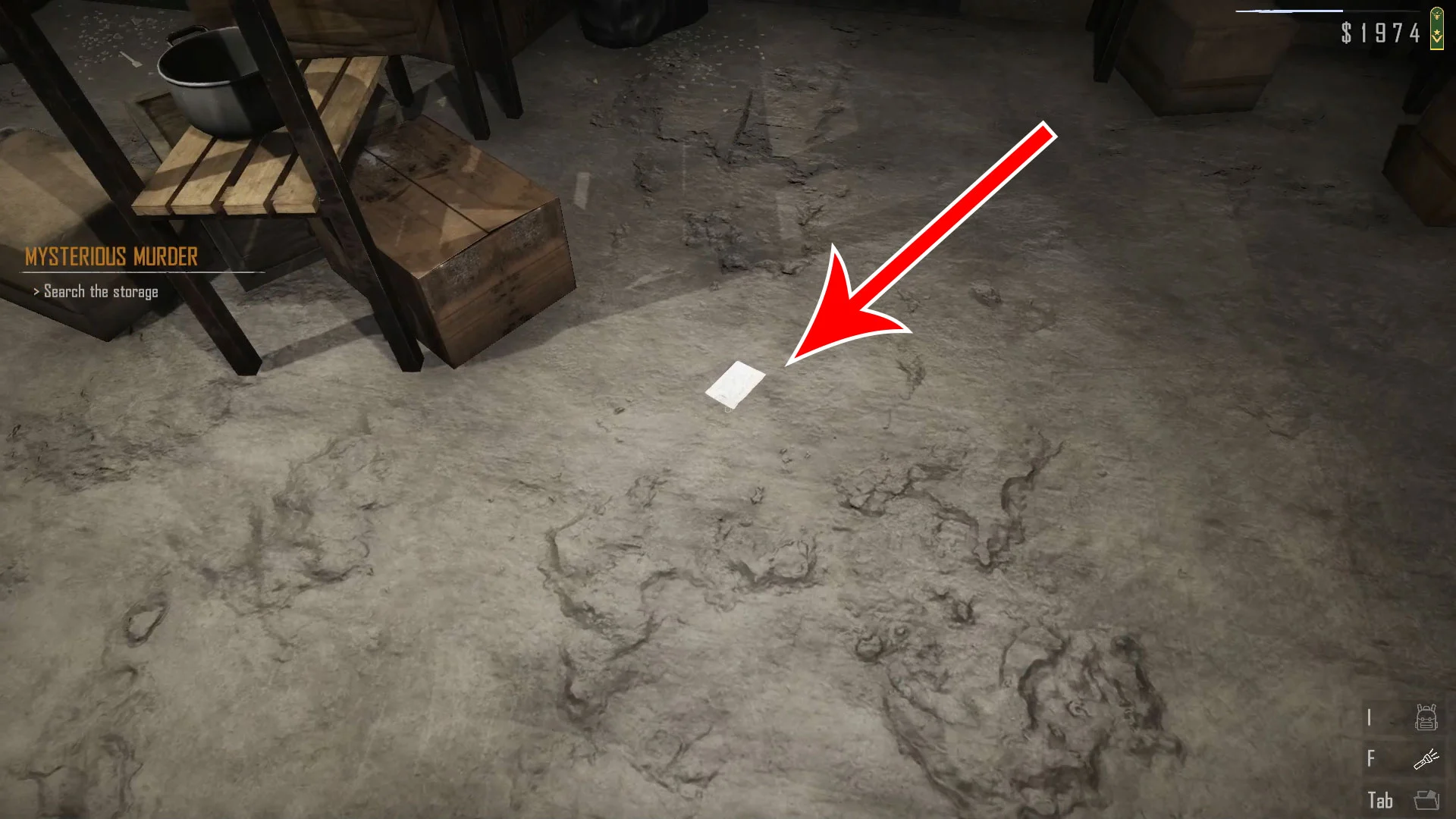 Contraband Police: Mysterious Murder - Note