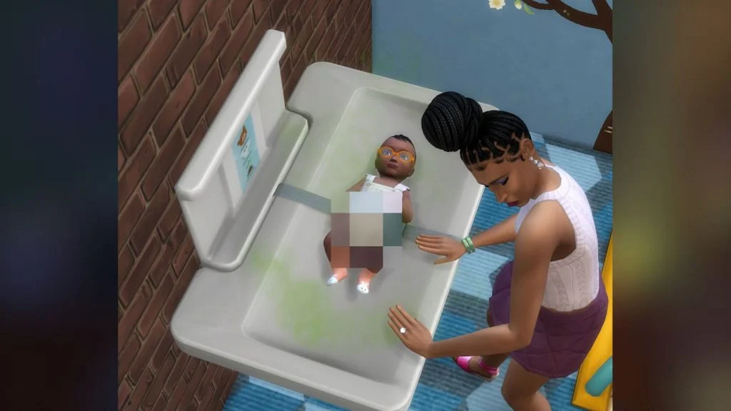 The Sims 4: Baby Changing Table is Missing