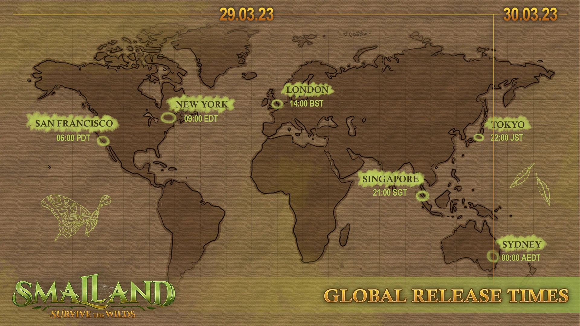 Smalland Global Release Times