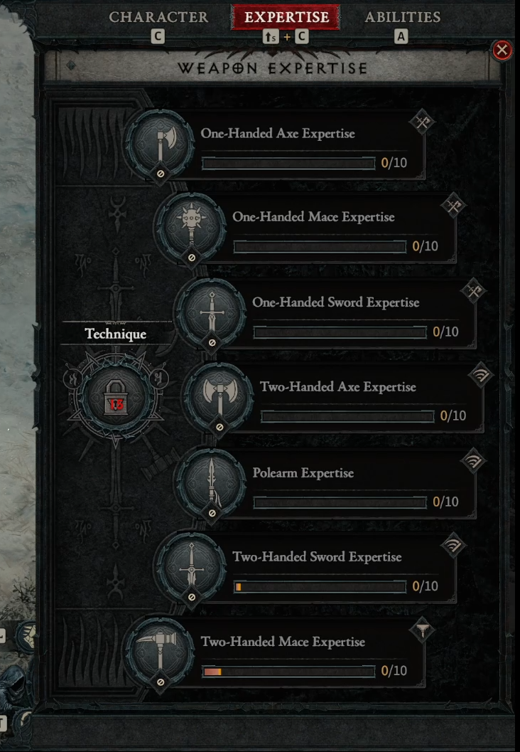 Weapon Expertise Diablo 4