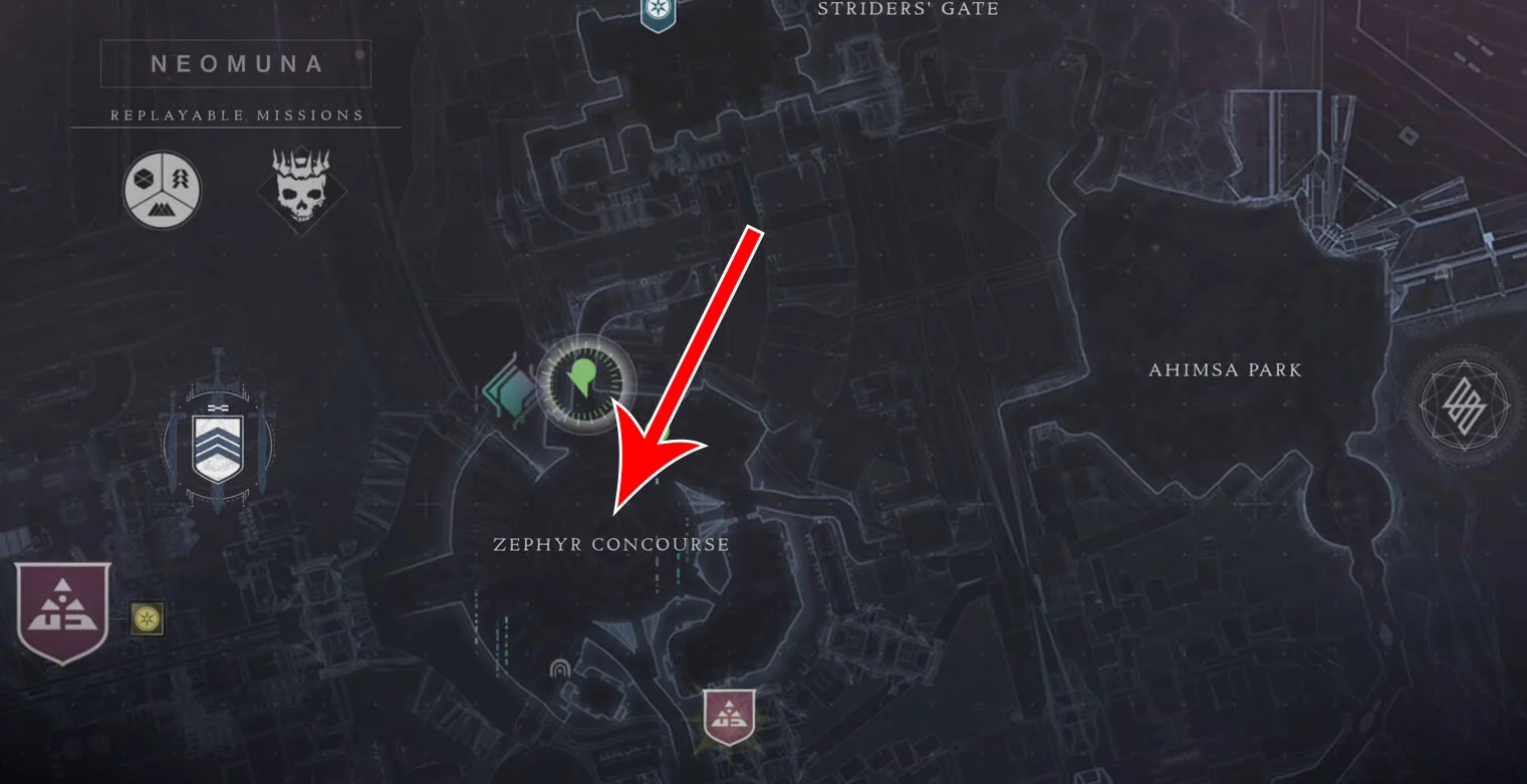 Zephyr Concourse Action Figure Map Location