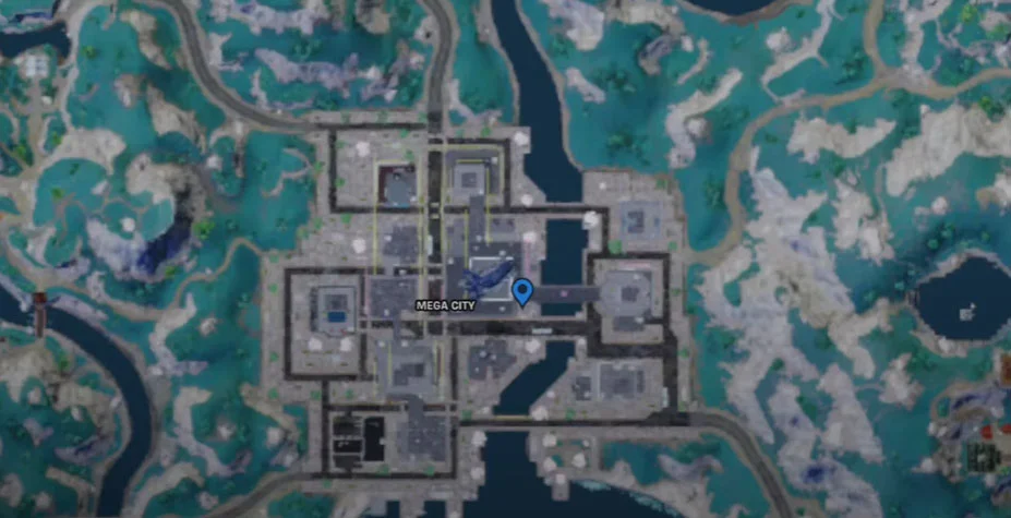 Fortnite: Masked Warrior Made of Lights Location