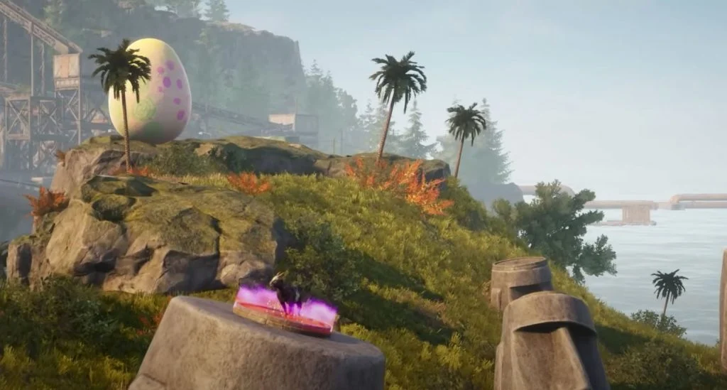 Goat Simulator 3 How to Open the Biggest Egg on Easter Island Gamer Digest