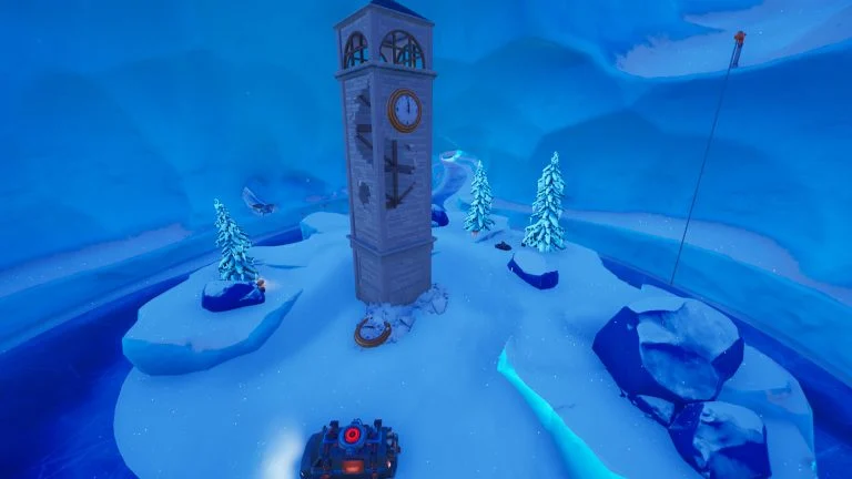 Fortnite Tower in the Ice Cave Location