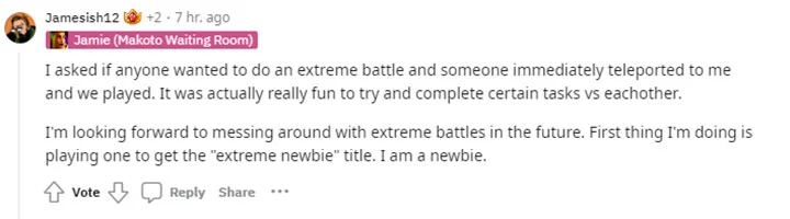 Reddit Comment on Street Fighter 6 Battle Hub