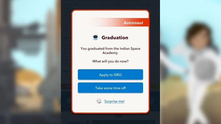 BitLife Graduating from Space Academy