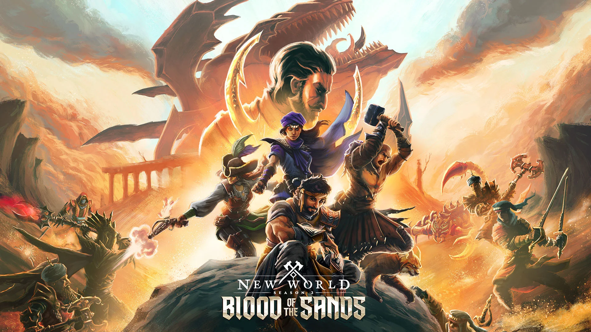 New World Blood of the Sands Key Art