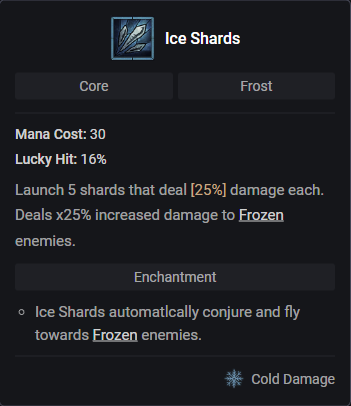 Ice Shards Lucky Hit Diablo 4