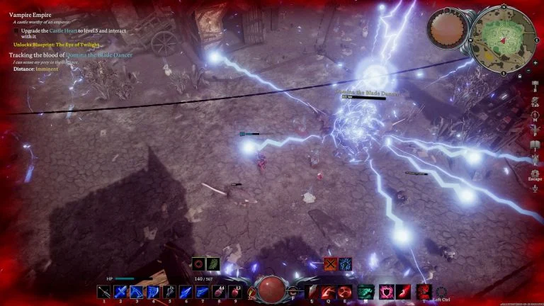 Domina the Blade Dancer Boss Fight V Rising Screenshot