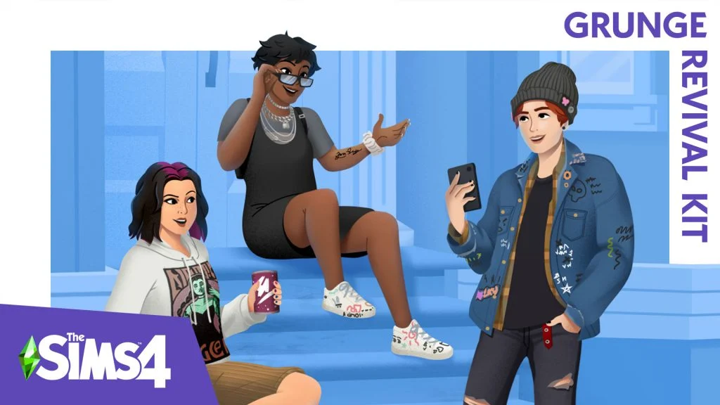The Sims 4 Grunge Revival Kit Lets Players Get Thrifty