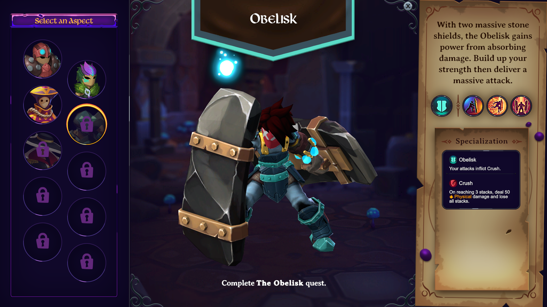 Inkbound Classes - Obelisk