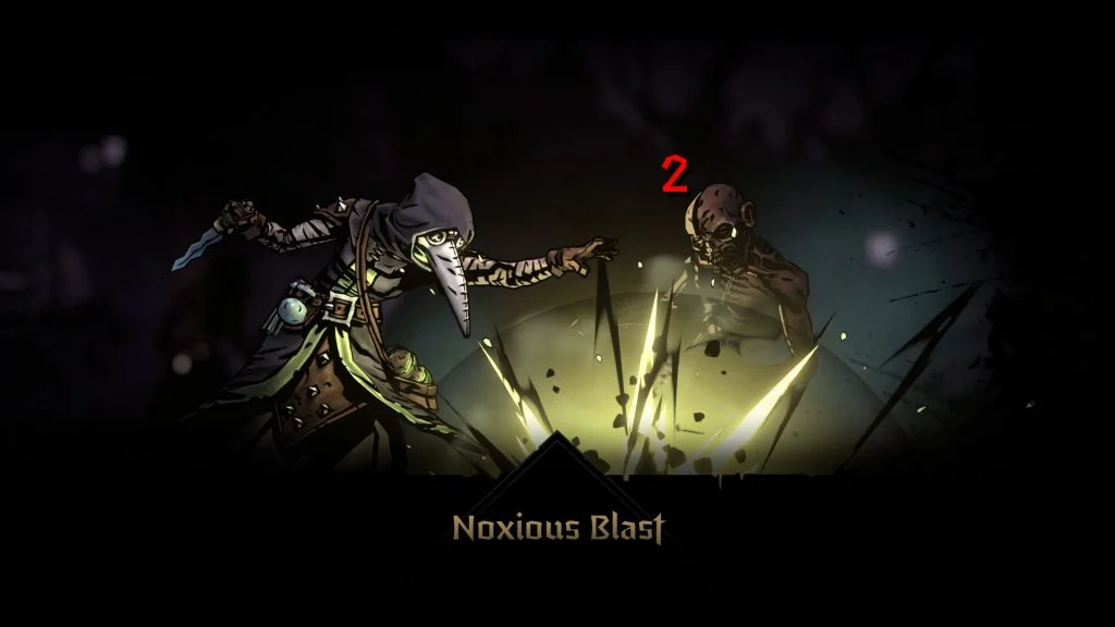 Darkest Dungeon 2 The Plague Doctor Builds Gamer Digest   Plague Doctor Noxious Blast 1024x576 