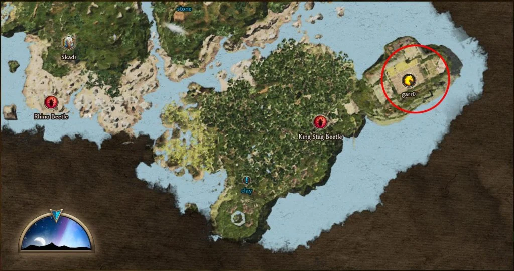 Pyrite Map Location Smalland: Survive the Wilds