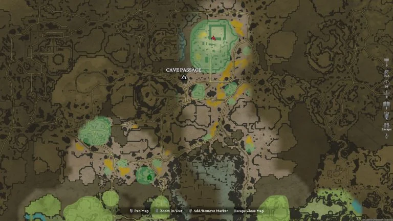 V Rising Ziva the Engineer Location Map