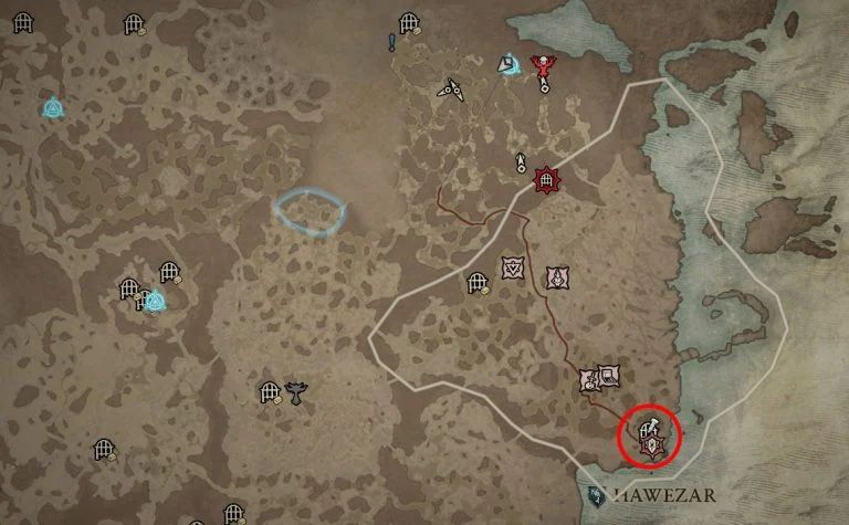 Belfry Zakara Dungeon Location Diablo IV