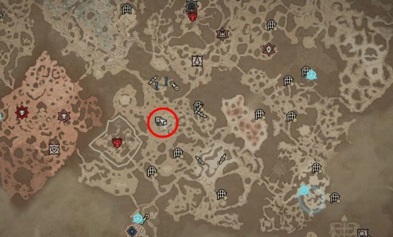 Diablo IV: Corroding Mettle Map Location
