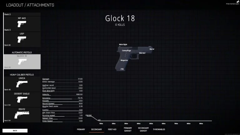 Glock 18 BattleBit
