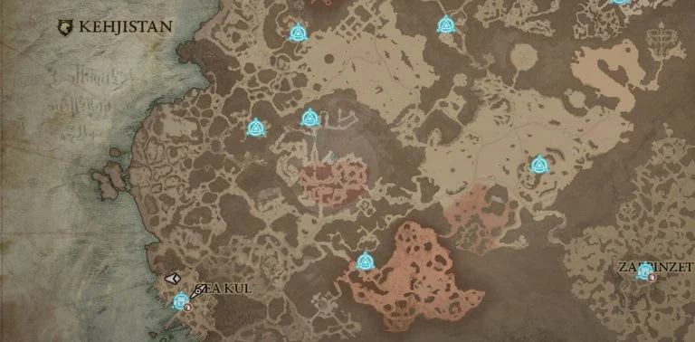 Kehjistan Waypoints in Diablo 4