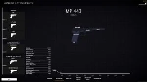 Best MP 443 Pistol Loadout BattleBit: Build and Attachments